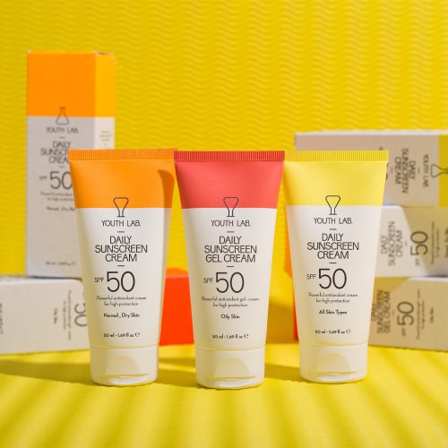 Youth Lab. Daily Sunscreen Cream SPF50 Kasdienis apsauginis veido kremas nuo saulės  50ml
