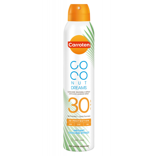 Carroten Dry Mist Coconut Dreams SPF30 Izsmidzināmā migla