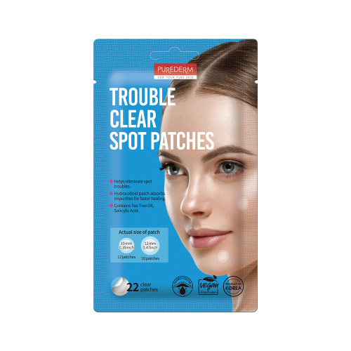 Purederm Trouble Clear Spot Patches Pleistrai nuo spuogų