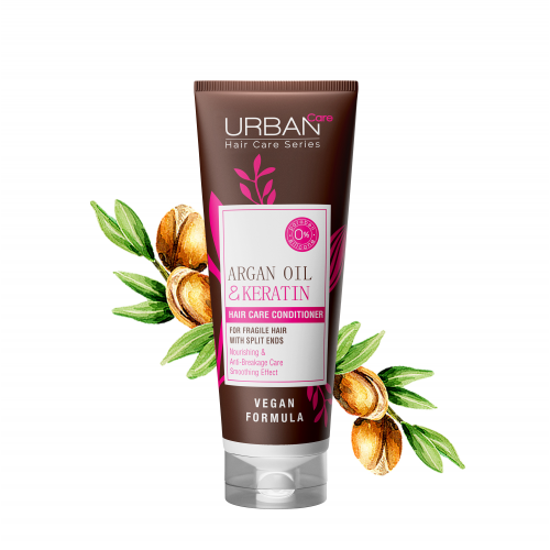 Photos - Hair Product Urban Care Argan Oil & Keratin Hair Conditioner 250ml KS859912