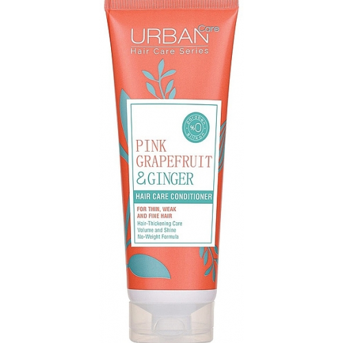Urban Care Pink Grapefruit & Ginger Hair Conditioner Apimties suteikiantis kondicionierius plaukams