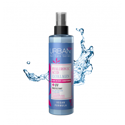 Photos - Hair Product Urban Care Hyaluronic Acid & Collagen Leave-In Hair Conditioner 200ml KS458962