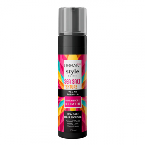 Urban Care Style Guide Sea Salt Texture Hair Mousse Jūros druskos efektą suteikiančios putos