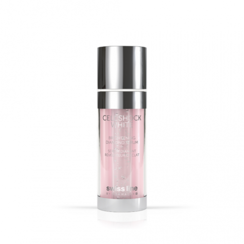 Swiss Line Cell Shock White Brightening Diamond Serum Pretnovecošanās dimantu serums