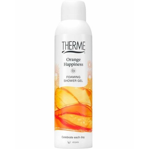 Therme Orange Happiness Foaming Shower Gel Dušo putos