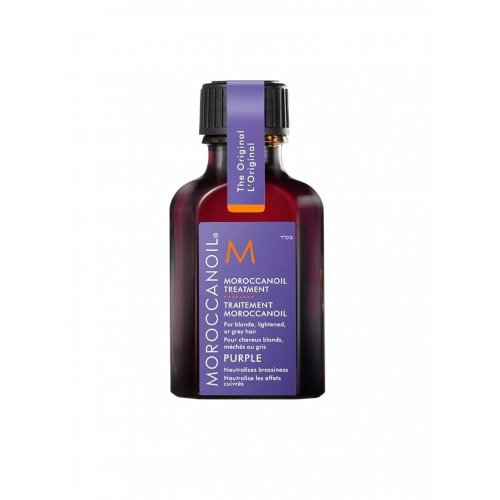 Moroccanoil Treatment Purple Argano aliejus šviesiems, šviesintiems ir žiliems plaukams