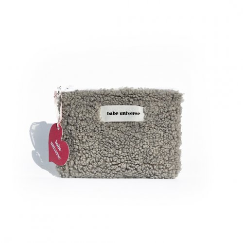 Babe Universe Handmade Cosmetic Pouch S Grey Monday