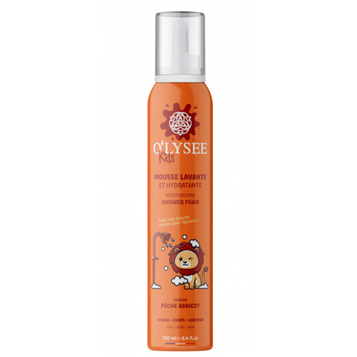 O’LYSEE Peche Abricot Kids 3in1 Moisturizing Whipped Shower Foam