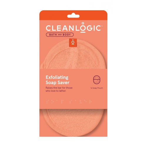 Cleanlogic Bath & Body Exfoliating Soap Saver Šveičiamoji muilo kempinė