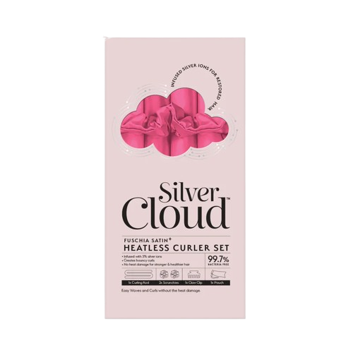 Silver Cloud Heatless Curler Set Plaukų garbanojimo priemonė be karščio