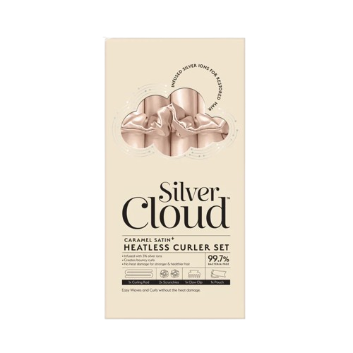 Silver Cloud Heatless Curler Set Plaukų garbanojimo priemonė be karščio