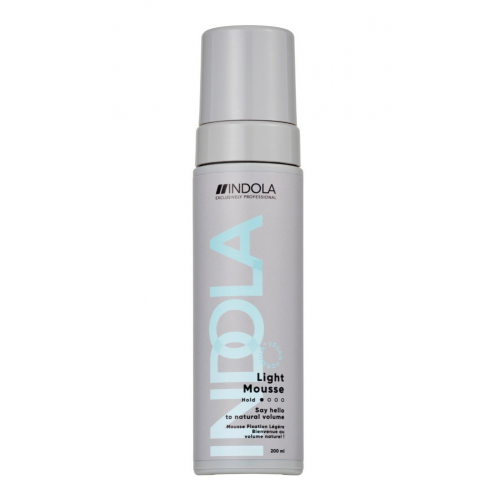 Indola Volume Light Mousse Švelnios fiksacijos putos