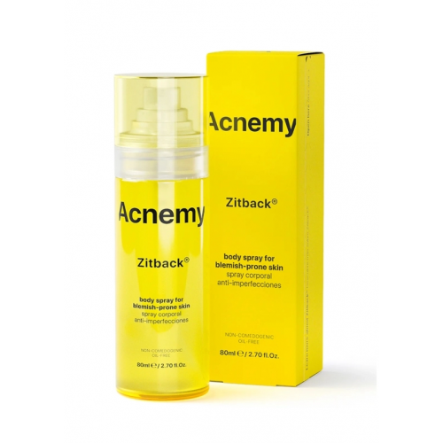 Acnemy Zitback Body Spray For Blemish-Prone Skin Kūno purškiklis aknės paveiktai odai