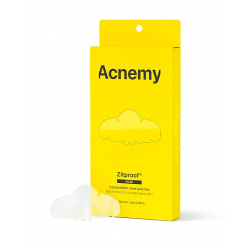Acnemy Zitproof Hydrocolloid Nose Patches Valomieji nosies porų pleistrai