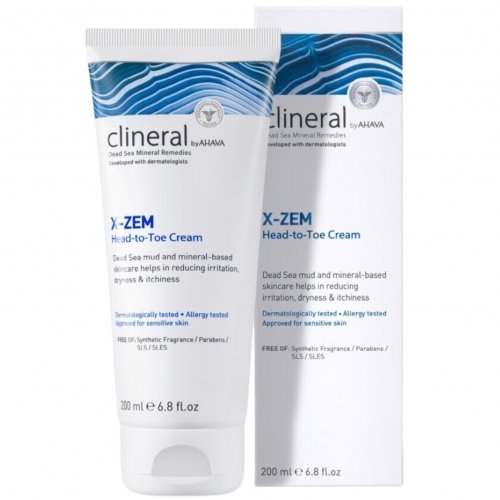 Photos - Cream / Lotion AHAVA Clineral X-Zem Head-To-Toe Cream 200ml KS142381