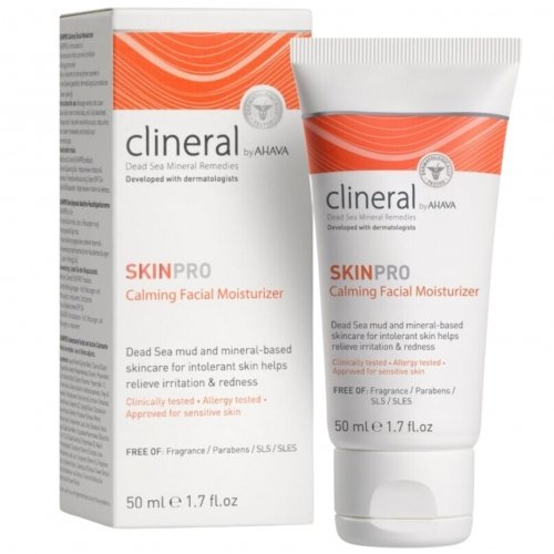 Ahava Clineral SkinPro Calming Facial Moisturizer Raminantis veido kremas