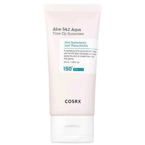COSRX Aloe 54.2 Aqua Tone-Up Sunscreen SPF50+/Pa++++ Apsauginis kremas nuo saulės