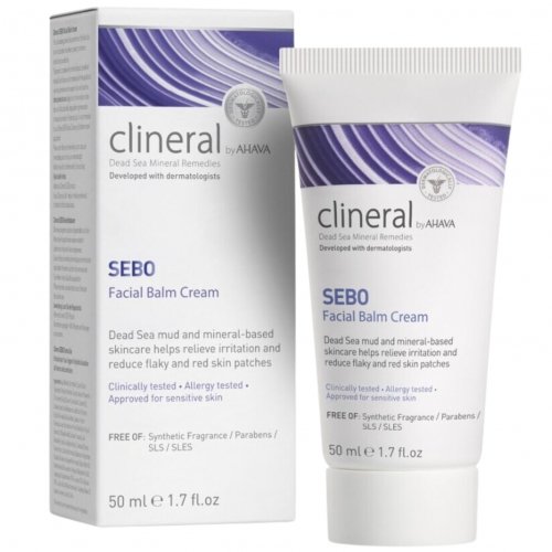 Photos - Cream / Lotion AHAVA Clineral Sebo Facial Balm Cream 50ml KS681693