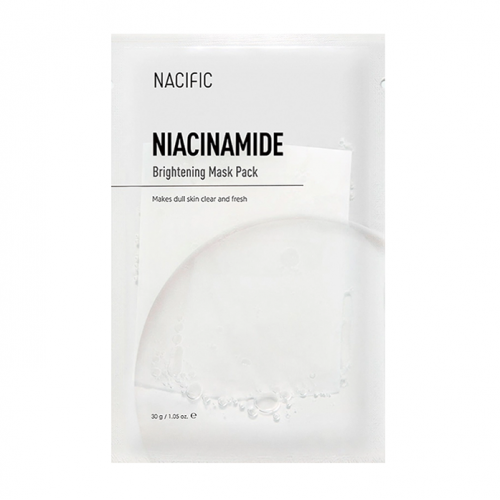 NACIFIC Niacinamide Brightening Mask Šviesinanti lakštinė veido kaukė su niacinamidu