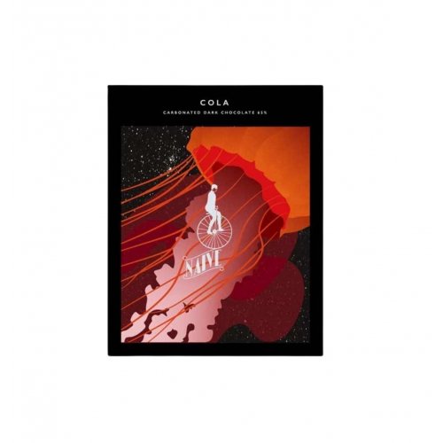 Chocolate Naive Cola Carbonated Dark Chocolate 65%  Juodasis šokoladas
