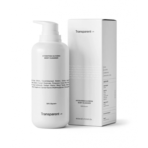 Photos - Shower Gel Transparent Lab Hydrating Glycerin Body Cleanser 400ml KS419287
