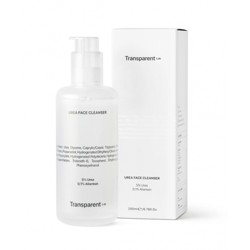 Transparent Lab Urea Face Cleanser Veido prausiklis su 5% šlapalo