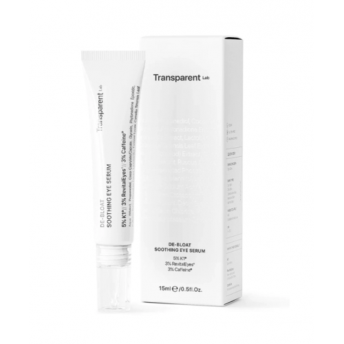 Transparent Lab De-Bloat Smoothing Eye Serum Energizuojantis, patinimus mažinantis serumas akių sričiai
