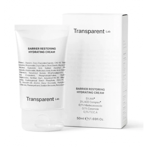 Transparent Lab Barrier Restoring Hydrating Cream Barjerą atstatantis drėkinamasis kremas