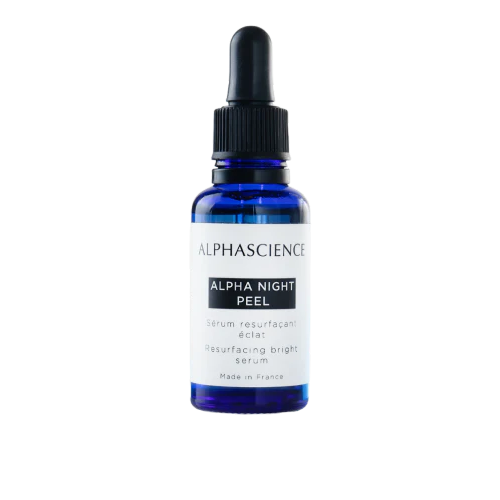 Alphascience Alpha Night Peel Serum Atnaujinamasis, skaistinamasis serumas nakčiai