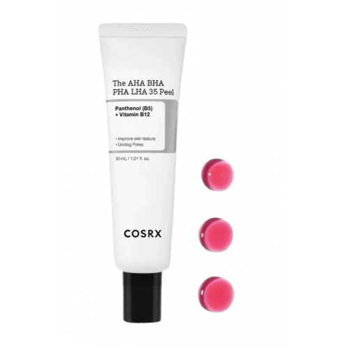 COSRX The AHA BHA PHA LHA 35 Peel Veido šveitiklis