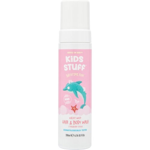 Kids Stuff Crazy Wacky Whip Hair and Body Wash Pink 200ml