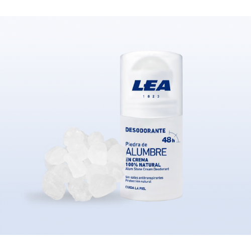 LEA Alumbre Desodorante 100% Natūralus alūno akmens rutulinis dezodorantas  50ml