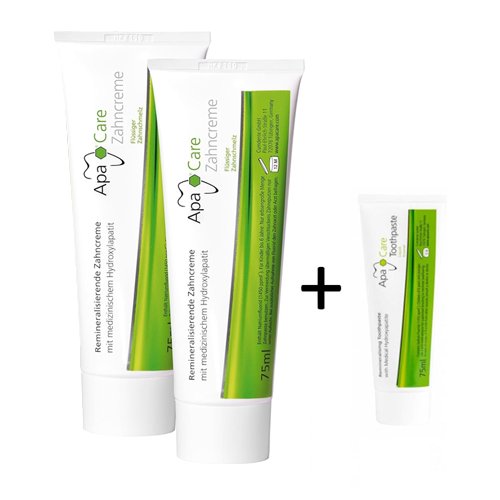 ApaCare Remineralising Toothpaste Remineralizuojančių dantų pastų rinkinys