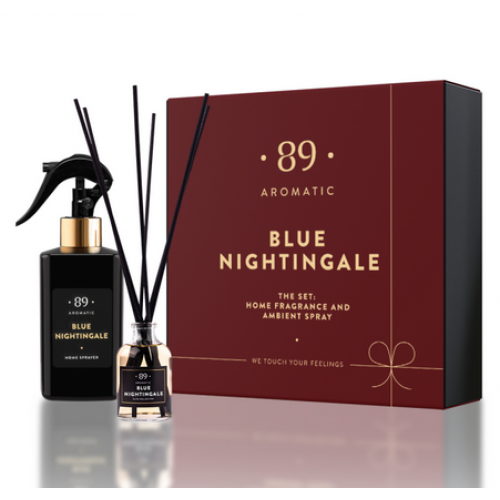 Aromatic 89 Home Fragrance & Spray Set Blue Nightingale