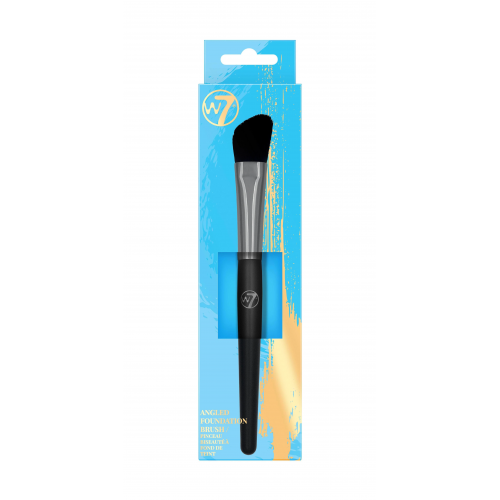 W7 Cosmetics Angled Foundation Brush Kampinis skaistalų šepetėlis