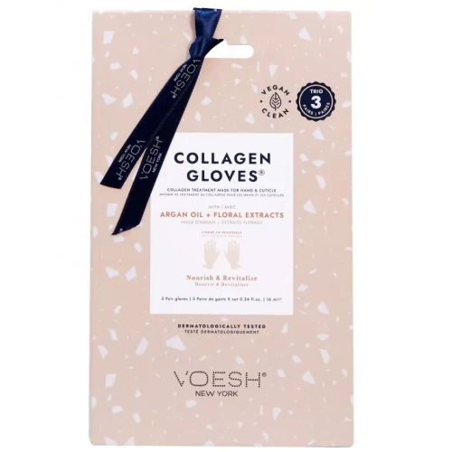 VOESH Collagen Gloves Kaukė rankoms su kolagenu, argano aliejumi ir gėlių ekstraktais