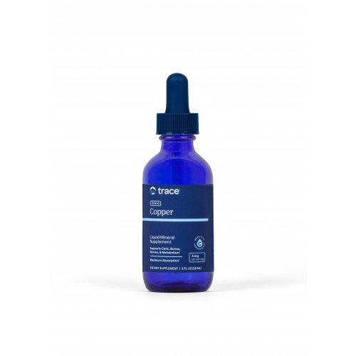 Trace Minerals Ionic Copper 3mg Skystos formos joninis varis