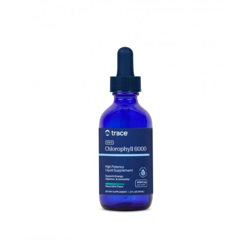 Trace Minerals Concentrated Ionic Chlorophyll 6000 mg Joninis chlorofilas su mėta