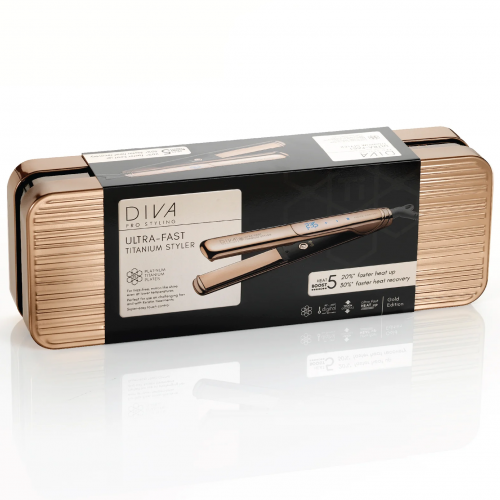 Diva Pro Styling Ultra Fast Titanium Styler Rose Gold 1 unit