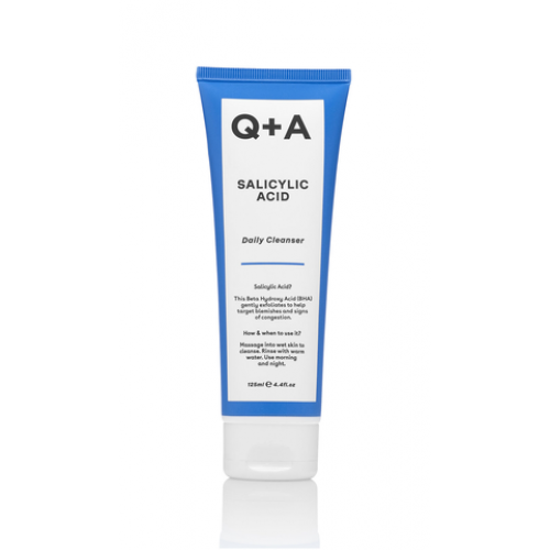 Q+A Salicylic Acid Daily Cleanser Kasdienis veido prausiklis su salicilo rūgštimi