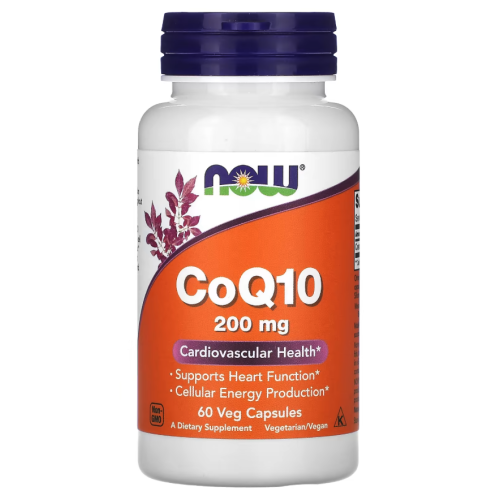 NOW Foods CoQ10 200mg Kofermento Q10 kapsulės