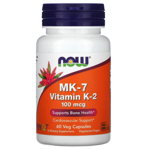 NOW Foods Vitamin K-2 (MK7) 100mcg Maisto papildas