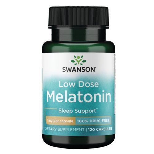 SWANSON Low Dose Melatonin 1 mg Food Supplement