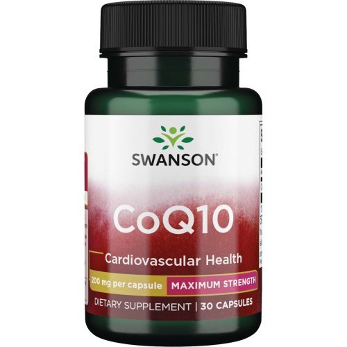 SWANSON CoQ10, Maximum Strength Uztura bagātinātājs Koenzīms Q10