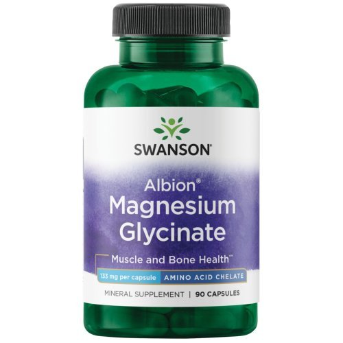 SWANSON SWANSON Albion, Magnesium Glycinate 133 mg Food Supplement 90 capsules