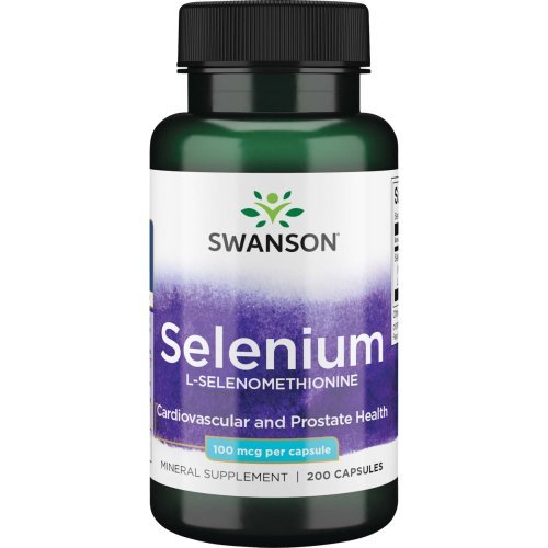 Photos - Vitamins & Minerals Swanson Selenium 100 Mcg Food Supplement 200 kapsulių KS461191