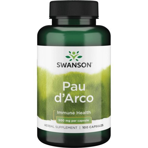 Photos - Vitamins & Minerals Swanson Full Spectrum Pau d'Arco 500 mg Food Supplement 100 capsules KS811361
