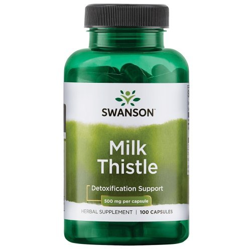 SWANSON Full Spectrum Milk Thistle 500 mg Maisto papildas tikrasis margainis