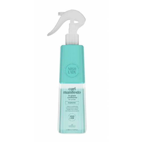 Nishlady Curl Manifesto Bi-Phase Conditioner Dvifazis kondicionierius garbanotiems plaukams