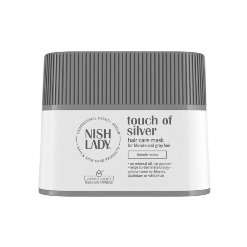 Nishlady Touch Of Silver Hair Mask Kaukė šviesiems plaukams